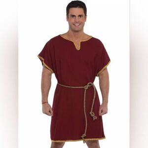 🔸️NIB Burgundy Roman Tunic Costume Men's Standard